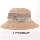 Wholesale Cheap Summer Panama Paper Straw Hat thumbnail-2