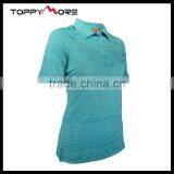 T092-1642T OEM 90%Pes 10%Spandex Melange Short Sleeve Tops POLO Shirt thumbnail-2