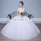 HS1604 Vintage Lace Applique Sheer Wedding Dresses 2017 Elegant Court Train Ruched Tulle Plus Size Bridal Gowns Custom Made thumbnail-2