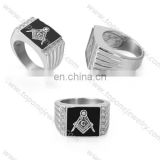 Factory direct supplier masonic ring 316 stainless steel jewelry for men