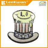 American Uncle Sam Hat Patch, Iron on Patch Sticker Embroidery, Uncle Sam Patch Embroidered Patch thumbnail-3