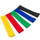 Gym Fitness Equipment Custom Printed Logo Exercise Resistance Band Loops Sets thumbnail-2