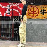 TWOTWINSTYLE Casual Trousers For Women High Waist Bandage Chain Eyelets Elastic Ankle Length thumbnail-6