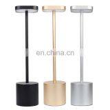 New Arrivals Modern Luxury Cordless Restaurant Table Lamp Usb Rechargable Outdoor Waterproof IP54 Table Lamp thumbnail-2
