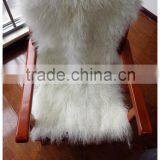 TOP QUALITY CURLY FUR TIBETAN LAMB SKIN RUG thumbnail-3