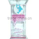 Custom LOGO Giant Oil Hourglass , Liquid Hourglass Timer, Gel Table Clock thumbnail-2