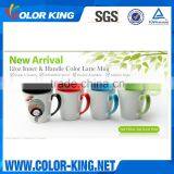 Manufacturer Wholesale Sublimation 11oz Top Grade Inner Colourful Handle thumbnail-2