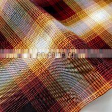 Hot Sale Fabric Brown Black Men's Casual Business Check Suiting Fabricfor Shirt and Skirt thumbnail-4