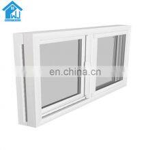 Grill Design Wood Grain Window Aluminum Swing Inside Casement Window With Double Tempered Glass thumbnail-1