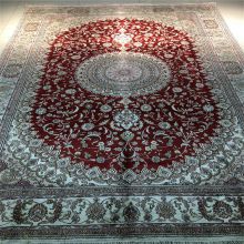 6x9ft fine quality handmade silk persian carpet for home decor