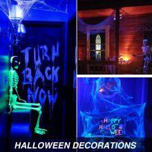 UV LED Bulb 7W A19 Bulb Light With UVA Level 395nm Glow in The Dark for Blacklight Party, Body Paint Fluorescent thumbnail-3