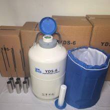 Liquid Nitrogen Tank of Cryopreservation Animal Semen Apply to Agriculture Husbandry 6L thumbnail-3
