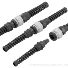 Japanese Nitto Quick Connector Female Connector, Polyurethane Air Pipe Connector With Kink Protection Ring ha - 65sng thumbnail-2