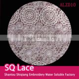 cotton lace fabric embroidery water soluble full lace for garment accessory
