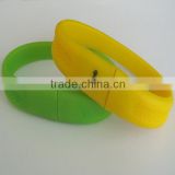 silicone bracelet usb flash drive/custom usb bracelet/bracelet bulk 1gb usb flash drives