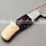 CITIZEN KNIVES, BEAUTIFUL CUSTOM HAND MADE DAMASCUS STEEL HUNTING KNIF thumbnail-6
