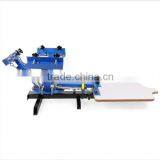 Manual 4 Color 1 Station Screen Printer