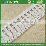 2015 New Arrival 5cm Width off White Wholesale Cotton Fringe H1551 thumbnail-1