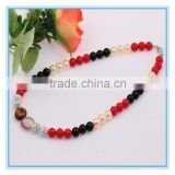 Fashion New Europe and America Christmas Gift Stone Beads Pearl Necklace Chain Jewelry