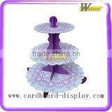 Purple Premuim Paper Cupcake Stand for Christmas thumbnail-1