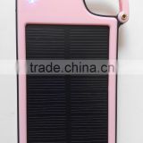 Wholesale Solar charger 4050mAh Key Chain Solar Power Bank Solar Mobile Phone Charger