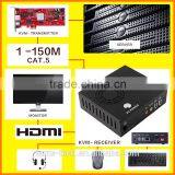 KVM HDMI With Internet LAN Switch and USB Data Over a Single CAT5 6 7 thumbnail-3