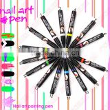 UV Gel Acrylic Design 3D Paint Nail Art Pen Nail Polish 16 Different Colors Nail Polish pen X015