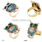 Trend Silver Plating Letter Crystal Keychain K0005 thumbnail-6