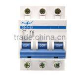 Hot Selling 3 Pole 6KA 32A 40A 50A 63A Miniature Circuit Breaker SAA Approval