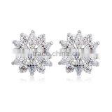 Elegant Luxurious Party Studs With AAA+ Cubic Zircon Stone Fashion Earrings for Women thumbnail-1