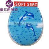 GLD Hot Sales Adult Soft Toilet Seats WC Seat Flowery Color Soft Toilet Seat Lid For Bathroom thumbnail-6