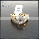 Wholesale Factory Price Plated Gold Ladies Pave cz Rings thumbnail-1