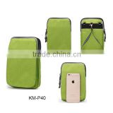 Yiwu wholesale promotion running nylon mobil phone bag
