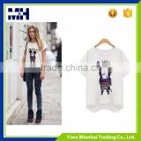 China wholesale high quality women t-shirt 2016