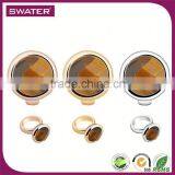 Express Wholesale Tiger Eye Stone Charm For Jewelry