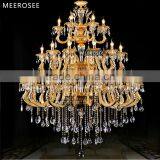 Breathtaking! Luxurious Crystal Chandelier Pendant Light,Golden Large Crystal Lighting For Hotel/Meeting Room/Living Room MD3143 thumbnail-1