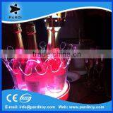 Promotional Rechargeable Crown Led Light up Champagne Ice Bucket Quality Choice thumbnail-1
