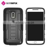 New Arrival Bulk Super Combo Case Robot Skin Holster Protective Cover for MOT G4 PLUS