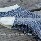 Thin Cotton Hosiery for Absorbent Invisible Wave Striped Leisure Men Boat Socks thumbnail-4