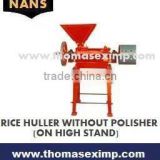 Rice huller without polisher on high stand compact model RH