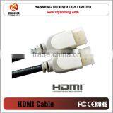 double color connector HDMI cable 1080P with gold plated plug