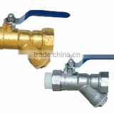 HC- Filter Brass ball valve