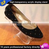 clear acrylic shoes display stand