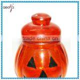 pumpkin shaped glass engraved candle holders Pumpkin shaped birthday cake candle holders