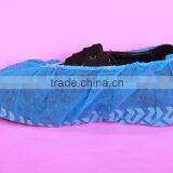 Blue Disposalbe Automatic PE Shoe Cover thumbnail-2