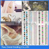 Body Metallic Temporary Bracelet Tatoo/ Gold Chain Metallic Tattoo Stickers for Hands Quality Choice thumbnail-5