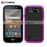 Top Selling Aluminimum Textured Grip Shockproof Phone Case for LG K3/LS450 thumbnail-1
