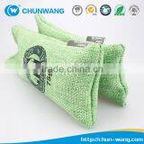 75g*2 Custom Logo Printed Hemp Car Air Freshener Deodorizer Bag thumbnail-5