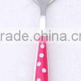 High Mirror Polish Stainless Steel Plastic Ice Cream Spoon thumbnail-1