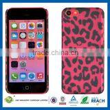C&T Black Leopard Printing Transparent Clear Back Hard Case for Iphone5c thumbnail-1
